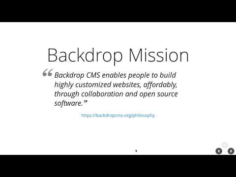 Use Backdrop CMS for your next project