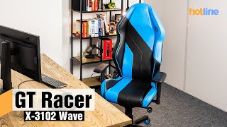 GT Racer X-3102 wave black/blue - відео 1
