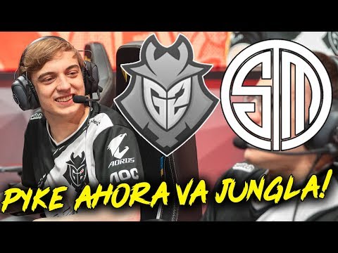 PYKE AHORA VA JUNGLA!! || G2 VS TSM || ESTAN DESTRUYENDO A TODOS! RIFT RIVALS 2019!