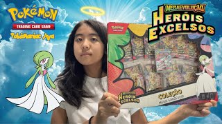 Unboxing da Box MEGA GARDEVOIR de HERÓIS EXCELSOS! Alt Art LINDA!!!