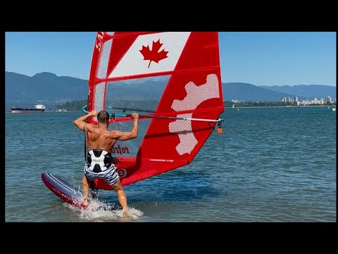 Windsurfing at Jericho Beach, Aug 2025