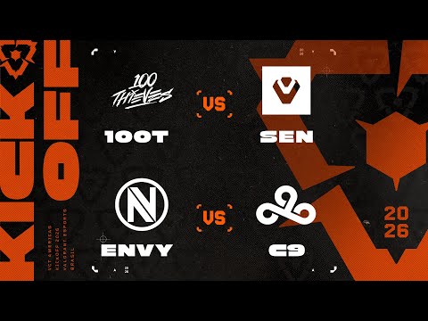 100T x SEN | ENVY x C9 | VCT Americas Kickoff | Semana 2 - Dia 3