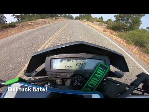 Top Speed Kawasaki KLX250sf