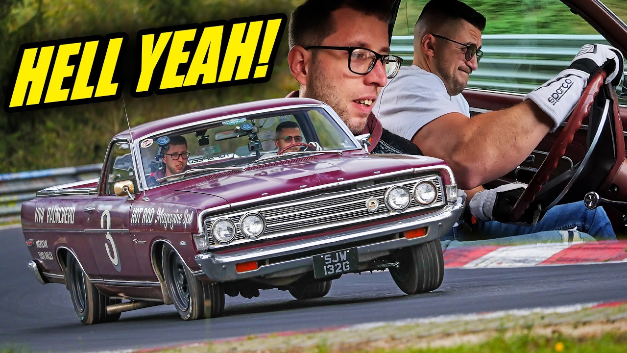 1969 Ford Ranchero DOMINATING the Nürburgring!
