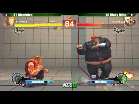 SSF4 AE2012 Top 8 BT Dieminion vs EG Ricky Ortiz - NEC13 Tournament