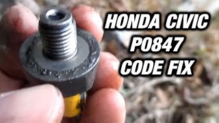 P0847 Fix - 2008 Civic -