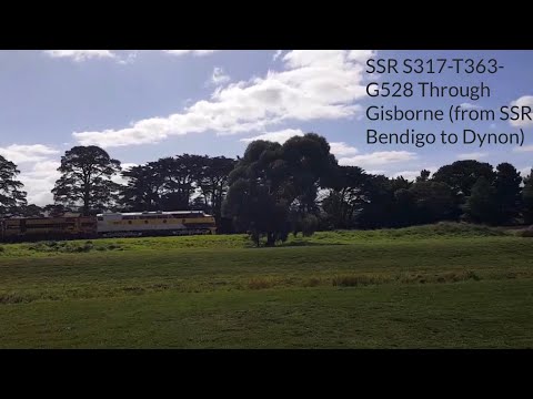 SSR |S317-T363-G528| light engine passing through Gisborne. (SSR Bendigo to Dynon)