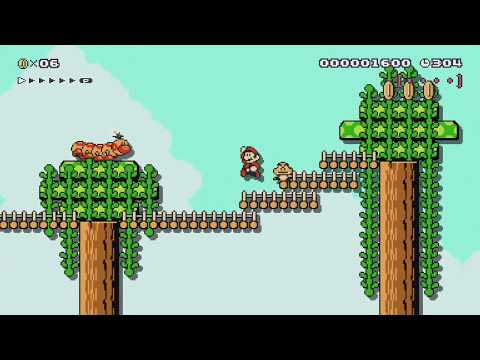 5-1 Treetop Kingdom by Farts R Us - Super Mario Maker - No Commentary 1bm