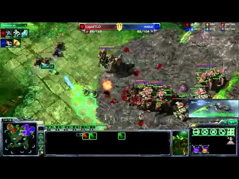 Starcraft 2 Pro Game - 1v1 TLO vs makal Grandmaster TvZ