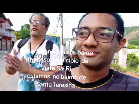 Twvs fazendo visita  bairro  de  Santa  Teresina  varre  sai  Rj 