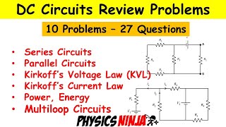 DC Circuits Review Problems