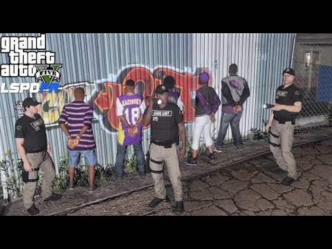 GTA 5 LSPDFR 0.4 Gang Unit Patrol - GTA 5 Real Life Police Mod #704