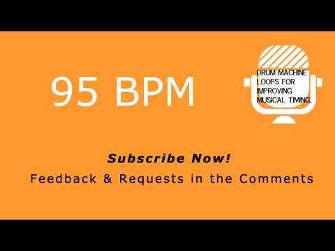 Musical Timing Practice: Drums Increasing Tempo (60 to 180 BPM)