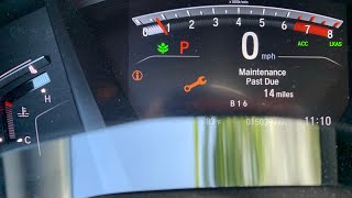 Honda CR-V 2021 Maintenance due