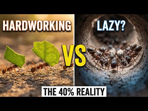 Why 40% of Ants Do NOTHING (The Truth About "Lazy" Ants)