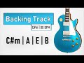 Emotional Rock Pop BACKING TRACK C Minor C M A E B 80 BPM Guitar Backing Track
