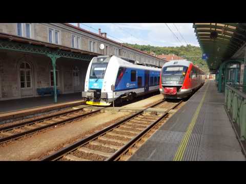 ČD 440 004-9 "RegioPanter" (České dráhy) Os 6808 Kadan-Prunerov - Vlaky Děčín hlavní nádraží