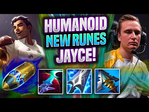 HUMANOID PICKS JAYCE WITH NEW RUMES FIRST STRIKE! - MAD Humanoid Plays Jayce MID vs Malphite! |