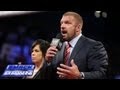 COO Triple H Offers WWE Superstars An Open Forum WWE SmackDown Sept 6 2013