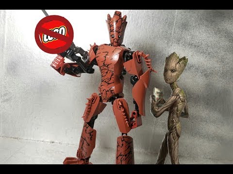 Bionic Bootleg Reviews: Groot (LEGO BIONICLE MARVEL knockoff)