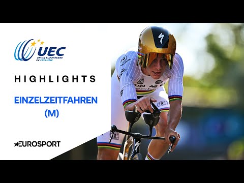 2025 European Cycling Championships | Men's Individual Time Trial | Highlights German | Cycling