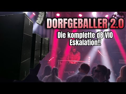 DORFGEBALLER 2.0 | 12x 18´´+ 8x Line Array | 32000W PA | Hardtechno Rave Anlagen & Licht Aufbau