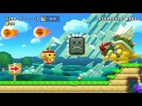 Super Mario Maker 2 🔧 Endless Challenge with Luigi 9817 - 9824