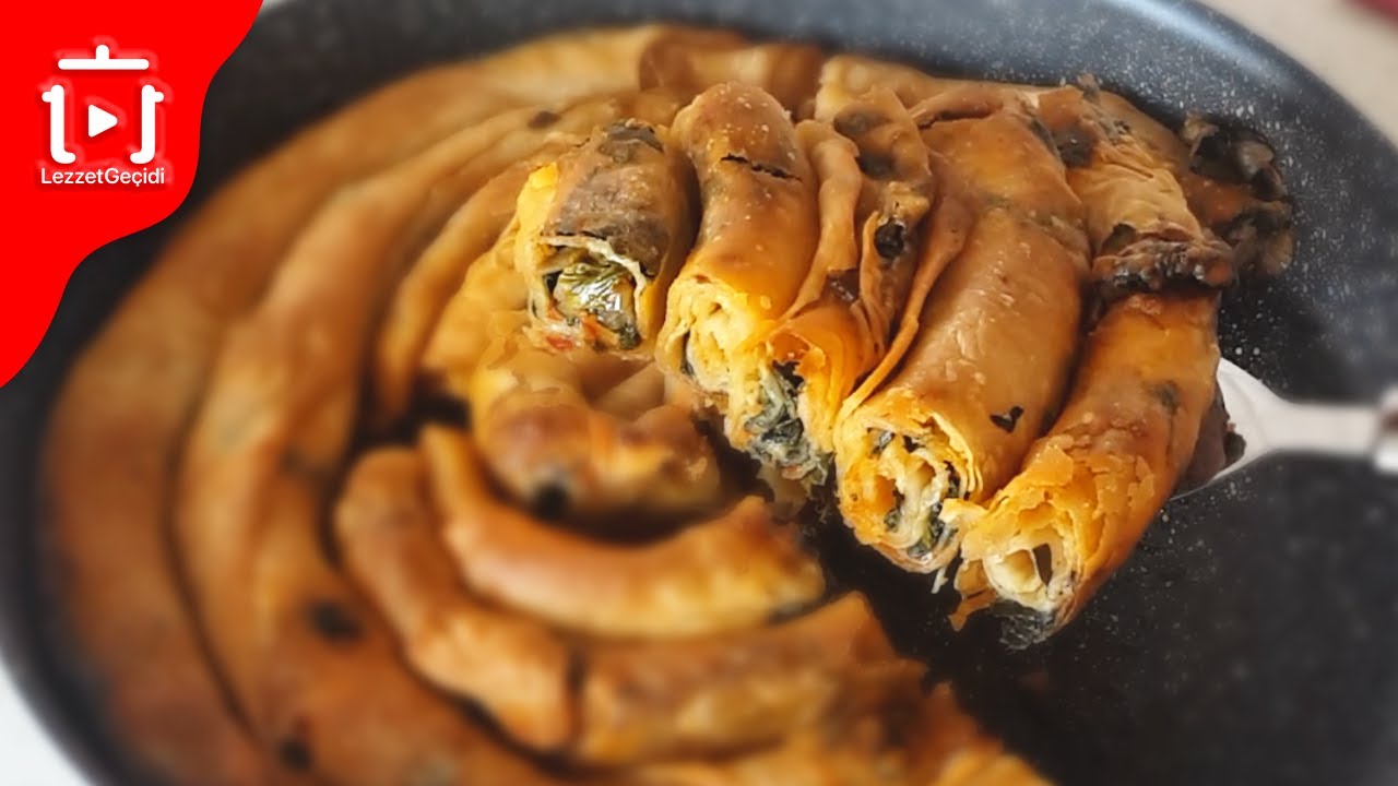 El Açması Ispanaklı Kol Böreği Nasıl Yapılır, Çay Saati Ara Sıcak Menüsüne Kolay Tarif