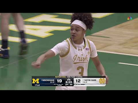 FULL GAME: #14 Michigan vs #18 Notre Dame | NCAA Women's College Basketball | November 15, 2025