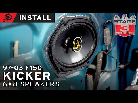 1997-2003 F150 Kicker CS 6x8 Speaker Install