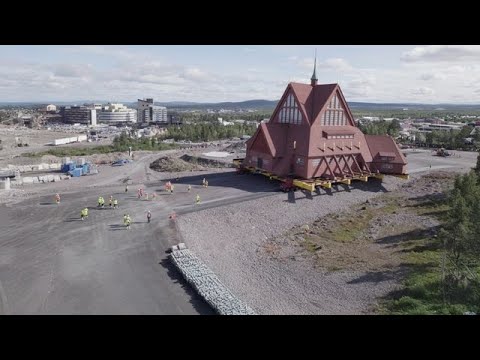 Video Thumbnail: Kiruna zieht um! Schwertransport einer ganzen Stadt!