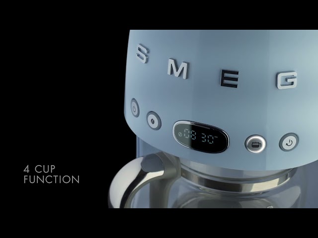 Smeg Retro Drip Filter Coffee Machine DCF02GRUK–  Grey