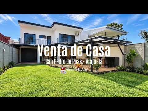Casa en venta en San Pedro de Poás, Alajuela 2 Niveles