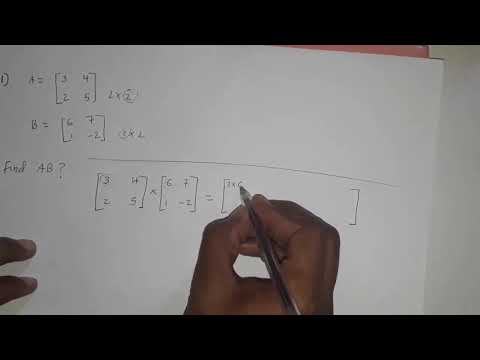 Multiplication of matrices 2 ( Iskudhufashada taxanayaasha )