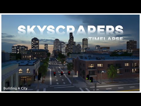 Building A City #65 (S2) // Skyscrapers // Minecraft Timelapse