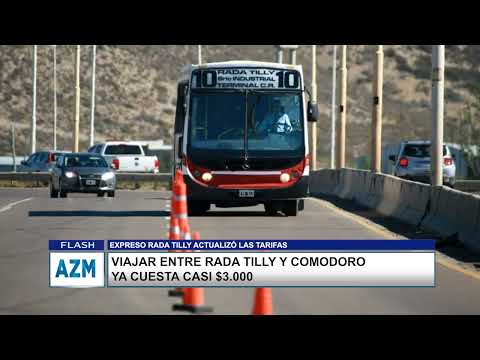 Viajar entre Rada Tilly y Comodoro ya cuesta casi $3.000