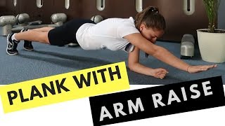 Plank With Arm Raise exercise video thumbnail