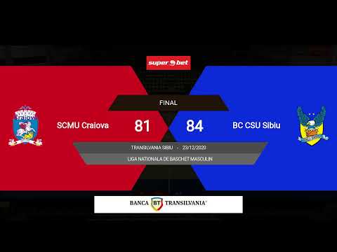 LNBM 2020-2021: SCM U Craiova - BC CSU Sibiu