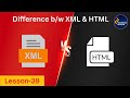 What is XML in Hindi | XML vs HTML in Hindi | XML Example | XML Tutorial in Hindi | Lesson 39
