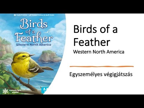 Birds of a Feather: Western North America - Egyszemélyes végigjátszás - Robert SoloPlay