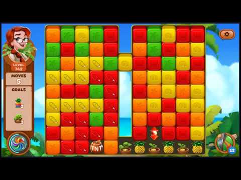 Lost Island Blast Adventure Level 742 - NO BOOSTERS 🏝️ | SKILLGAMING ✔️