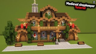 Minecraft Medieval Shopkeeper Tutorial