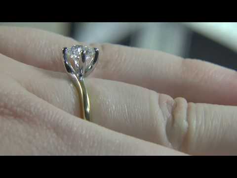 0.90ct Round Brilliant Cut Custom Diamond Solitaire Engagement Ring Dublin