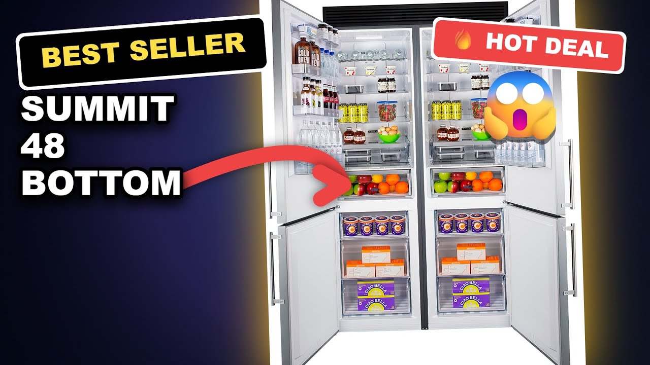 Summit 48 Bottom Refrigerator Review: Save Space, Energy, and Go French Door Luxury Without Breaking the Bank