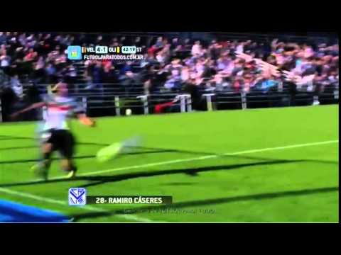 Gol de Ramiro Cáseres, Vélez 4-1 Olimpo