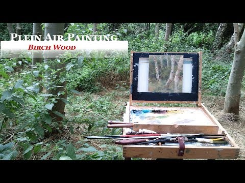 Plein Air Painting - Birch Wood