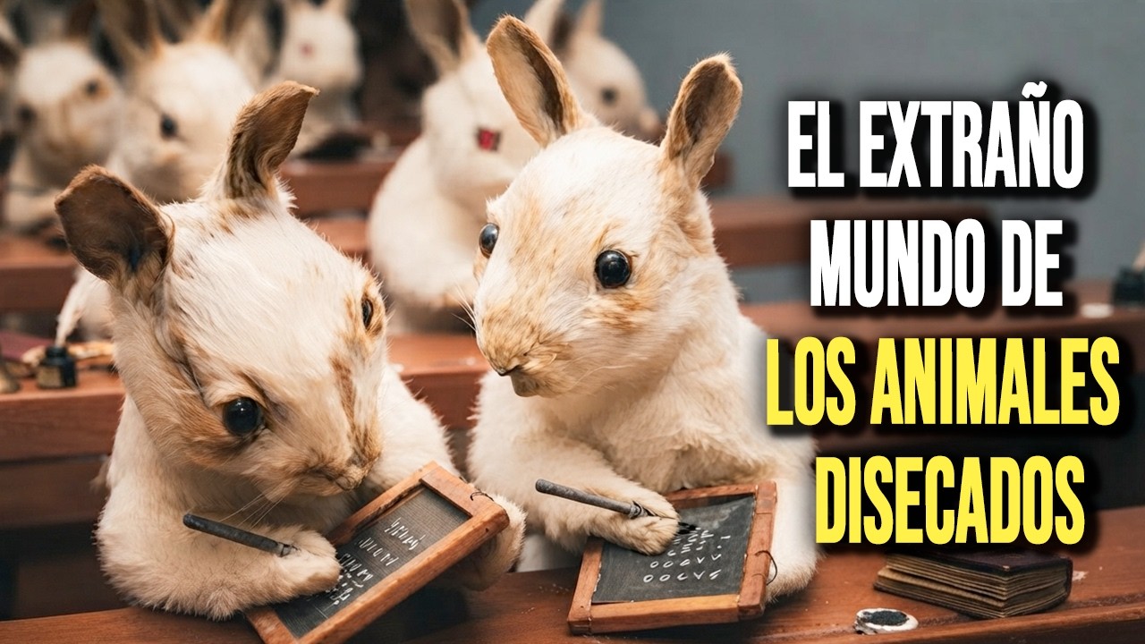 El extraño mundo de los animales disecados | taxidermia antropomórfica