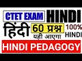 Ctet Hindi Pedagogy 60 प्रश्न Hindi Ctet Hindi Pedagogy Top 60 Mcq Ctet Exam