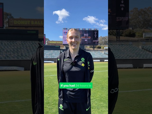 Canberra Quickfire Questions with Chloe 💥🎤#Matildas