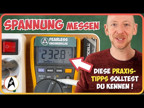 How to measure voltage (AC & DC) correctly (multimeter basics)
